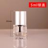 Frasco Vazio de Recarga de Gel de Esmalte Transparente com Tampa Grande 5ml DIY Nail Art Frasco de Recarga Pequeno de Vidro Frasco de Esmalte Transparente