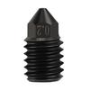 Bico para Hotend Tuo Tz Bamboo X1/P1P Aço Temperado Latão Clone CHT Bico de Alto Fluxo com Três Furos Montagem 1.75
