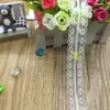 Accesorios de encaje para ropa de encaje de Fujian en stock suministro 136-2# ancho 3CM