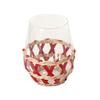 Set de Portavelas Tejido a Mano Transfronterizo Creativo Tejido Set de Tazas de Aromaterapia Jarrón de Vidrio Vaso de Huevo Tarro de Almacenamiento