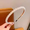 Diadema de Perlas Hecha a Mano de Alta Gama de Moda, Accesorio Versátil para el Cabello Estilo Coreano, Nuevo Pasador de Perlas con Hilo de Pescar