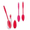 Cepillo Multifuncional Dos en Uno para Tazas de Mango Largo y Cepillo para Popotes, Cepillo de Limpieza para Cocina del Hogar, Cepillo para Tazas de Limpieza Montable en Pared
