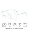 Nuevo armazón de gafas joven para estudiante, armazón de silicona para gafas, se puede equipar con armazón para lentes miopes anti-luz azul, venta al por mayor