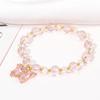Temu venta caliente transfronteriza cuentas de vidrio coloridas de 8 mm colgante de mariposa pulsera de mujer pulsera de moda cuentas al por mayor