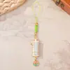 Nuevo Colgante de Llavero de Bambú de la Fortuna Brocado Canción Nueva para Teléfono DIY Souvenir Cultural Creativo Recuerdo de Viaje Adorno Pequeño