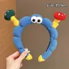 Lindos accesorios de diadema de alta gama para niños, antideslizantes, diseñados para frentes altas, diademas de moda para niñas, diademas de dibujos animados, adornos para el cabello