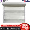 Puerta enrollable eléctrica de aleación de aluminio, puerta de seguridad de acero inoxidable para centro comercial, tienda, control remoto, garaje para villa, puertas y ventanas enrollables galvanizadas