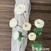 Flores de Casamento Brancas Simulação Flores de Casamento Arranjo de Cena Flores Artificiais Paisagismo Flores de Fileira no Chão Decoração Suave Arte Floral Arranjo de Flores Rosas