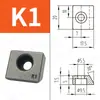 Bloque de Carril de Guía Lineal Bloque de Fijación de Carril para Máquina-Herramienta Placa de Presión Pórtico k3y4y5t1t2t3 Tipo Bloque de Cuña