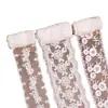 Accesorios de Encaje Bordado de Malla de Algodón, Tela de Malla para Ropa de Mujer, Ribete de Encaje de Doble Borde de 6 cm, Venta al por Mayor