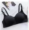 Sutiãs para Meninas do Ensino Médio, Conjunto de Lingerie Feminina com Push-Up para Seios Pequenos de Alunas do Ensino Fundamental, Sutiã de Algodão Puro Sem Aro para Mulheres