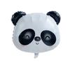 Globo decorativo con forma de cabeza de animal para jardín de infantes, cabeza de jirafa, cabeza de panda, flor, cabeza de gato, globo de película de aluminio al por mayor