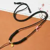Colar com Pingente Corda de Tecelagem Corda para Pingente Tudo Feito à Mão Pingente de Jade Homens e Mulheres Corda para Pendurar Pingente de Corda para Pendurar Pingente de Jade para Pendurar Corda de Alta Qualidade