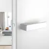 Fechadura de Porta Minimalista Estilo Italiano, Fechadura Universal para Porta de Quarto, Fechadura Silenciosa para Porta de Quarto com Sucção Magnética, Fechadura de Porta Misi