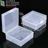 Caja de Clasificación de Cuentas de Tres Compartimentos, Caja de Plástico para Cuentas de Arroz, Caja de Embalaje para Tornillos y Clavos, Caja de Almacenamiento de Plástico para Linterna de Cabeza con Batería de Litio de Cuatro Compartimentos