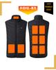 Selección Estricta de Chaleco Calefactor Transfronterizo Chaqueta Acolchada de Algodón Chaleco de Cuello Vertical Calefacción Inteligente para Hombre Invierno Chaleco Calentador Eléctrico de Temperatura Constante para Mujer