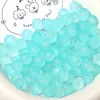 Cuentas redondas de acrílico con tacto de goma pintadas de 8-12 mm para pulseras, collares y accesorios de joyería hechos a mano para DIY