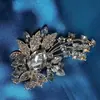 Broche de alta calidad, nicho vintage, ramillete, cristal Shijia, cheongsam, pin de flor para mujer, accesorios para abrigo y traje