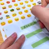 Novos Adesivos de Nota Mensagem Bolha Verde Criativos Notas Adesivas Adesivos para Diário Cadernos Pequenos de Recompensa Atacado