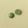 Japonês 14mm cor sólida semicírculo meia pílula acessórios de resina faça você mesmo acessórios de cabelo feitos à mão brincos material de cocar atacado