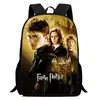 Mochila Harry Potter de J.K. Rowling para Estudiantes de Primaria y Secundaria, Mochila de Paseo, Gran Capacidad, Ligera, Protector de Espalda, Bolso Escolar
