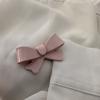 Menina coreana rosa arco hairpin side clip moda bonito arco lateral franja clipe duckbill clipe Novo