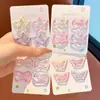 Pinza para el pelo de niños pinza linda para flequillo pinza para la frente pinza lateral para el pelo de mujer pinza pequeña accesorios para el pelo pinza bb cinco estrellas hueso nuevo