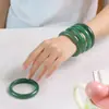 Pulsera de Aventurina al por mayor del fabricante, Color Verde Lago Jade, Alternativa al Jade Hetian, Joyería de Pulsera de Jade Color Agua Clara