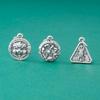 Plata de ley S999 retro nuevo chino Tíbet plata para el pie león de nieve danza del león león mazo colgante pulsera DIY accesorios de plata