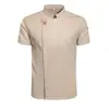 Chef trabalho roupas manga curta bolo loja assar restaurante especial cantina fino respirável jantar chef roupas verão Homens