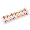 30 Piezas Verano Fresco Estéreo 3D Cereza Fresa Almendra Uñas Portátiles Dulces Ins Frutas Uñas Postizas Tips Venta al por Mayor