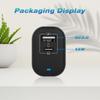 Cargador USB PD de 45 W para teléfono móvil y portátil, cabezal de carga USB tipo C para Europa, América y Gran Bretaña.