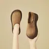 Zapatos Birkenstock Super Calientes Todo Incluido para Mujer Otoño 2026 Nuevo Llegada Versátiles Mocasines Deslizables de Dos Vías Zapatos de Suela Gruesa que Aumentan la Altura