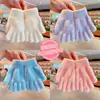 Guantes de Invierno de Dedos Completos Cálidos para Niños Niñas Estudiantes Escritura Lisos Lindos Color Puro Nuevos