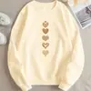 Sudadera con Capucha Estampado de Cinco Corazones de Dibujos Animados, Talla Europea Transfronteriza, C