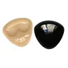 Almofada Triangular para Peito com Injeção de Cola Dupla Face Almofada Espessa Multifuncional Inserção Pequena para Peito Push-up Grande Almofada Interna para Vestido de Noiva Biquíni
