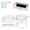 Manija empotrada aleación de zinc hebilla invisible mano LS183-1-2 oculta ls122 empotrada puerta de gabinete eléctrico manija de plástico
