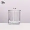 Vaso de Vidrio para Velas de Pared Gruesa Creativo Base Gruesa Portavelas de Aromaterapia Estilo Europeo Rayas Verticales Frasco Grueso para Velas Portavelas de Fondo Curvo