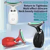 Dispositivo de Belleza para Cuello de 7 Colores para Reducir Líneas del Cuello, Masajeador para el Cuidado del Cuello, Dispositivo para Levantar y Tonificar el Cuello, Dispositivo de Belleza para Eliminar Surcos Nasogenianos