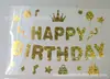 Balão Bobo Transparente Adesivo DIY Autoadesivo Menino MENINO Menina MENINA Adesivo de Feliz Aniversário