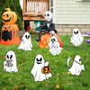 Zkb005 Halloween Fantasma Transfronterizo Enchufe para Patio Tablero Hueco Decoración para Fiesta de Jardín al Aire Libre Enchufe de Suelo