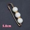 Artefacto para la cintura de los pantalones pasador de cintura broche anti-exposición broche de corsage de alta gama joyería hebilla de broche de perlas