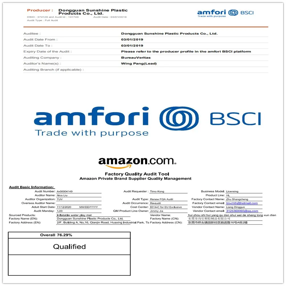 BSCI 亚马逊验厂