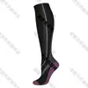Más de 200 Estilos de Calcetines Deportivos de Compresión con Patrón de Nailon, Calcetines de Compresión Elástica de Nailon de 200 Agujas, Calcetines de Compresión Largos para Pantorrilla