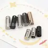 7x20/7x15mm con agujero de 5mm aleación de zinc doble agujero costura forma de campana metálica botones ajustables venta al por mayor