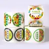 Adesivos de Rótulo de PVC, Adesivos para Embalagem de Frutas e Alimentos, Etiquetas Autoadesivas com Logotipo e Marca Impressa