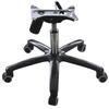 Silla de Oficina Negro Mate Base de Cinco Estrellas, Base Giratoria Engrosada para Silla, Silla Ejecutiva, Silla Gamer, Patas de Soporte Metálicas en Stock