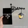 Estantería de Libros para Productos Nuevos Transfronterizos Luz de Linterna Iluminación de Estantería de Biblioteca Linterna Artesanías de Hierro