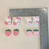 Acessórios de Joias DIY Desenho Animado Gatinho Kt Morango Cola de Creme Resina Pequenos Acessórios Materiais para Presilha de Cabelo Feita à Mão Atacado