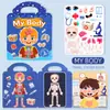 Amazon Libro de Pegatinas de Gel Portátil para Niños Educativo Aprendizaje Temprano Entrenamiento de Concentración Pegatinas de Escenas Pegatinas de Libro Silencioso